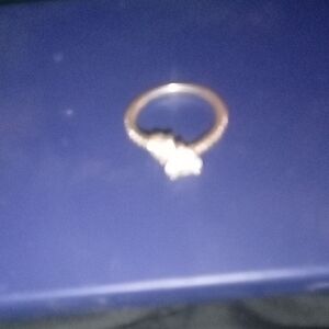 Elegant Silver Ring with Clear Stone, Pandora Ring